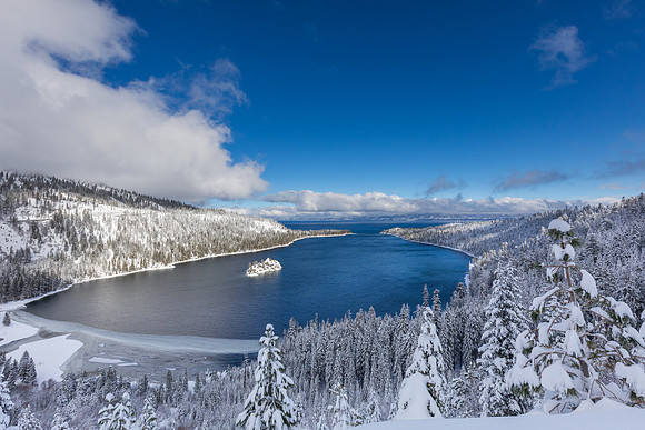 Emerald Bay in Winter
