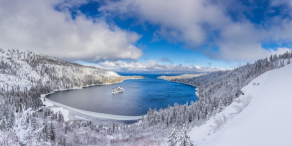 Emerald Bay Winter Panorama
