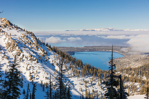 Angora, Fallen Leaf Lake, Lake Tahoe, and Mt. Rose