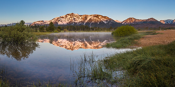 Tallac First Light Reflection Panorama (1:2)