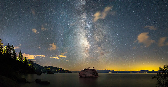 Bonsai under the Stars Panorama